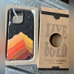 NWT Casely Mountain & Night Sky iPhone 13 Case